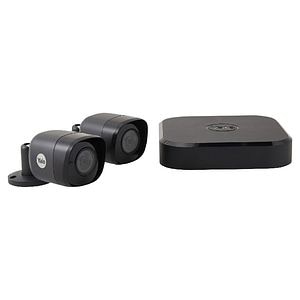 Kit DVR 2 camere supraveghere Yale interior si exterior, 1080P, 4 canale, 1 TB