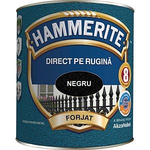 Email pentru metal fier forjat, interior/exterior, culoare argintiu, 2.5 L • Hammerite