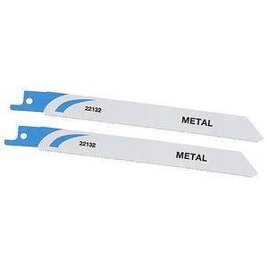 Set 2 lame pentru fierastrau sabie STANLEY, metal subtire, 152 mm, metal