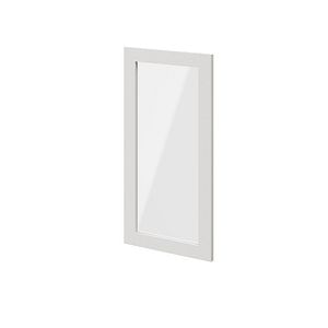 Usa dresing transparenta, sticla, alb, 37 x 75 cm  GoodHome Atomia