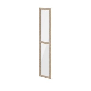 Usa dresing transparenta, sticla, stejar, 37 x 187 cm • GoodHome Atomia