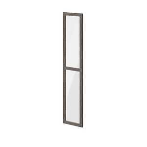 Usa dresing transparenta, sticla, gri • GoodHome Atomia