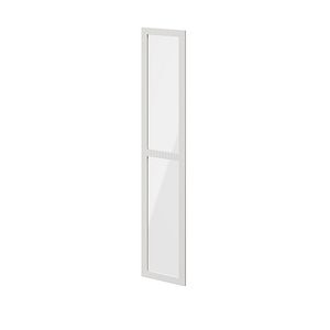 Usa dressing, transparenta, alb, 37x187 cm • GoodHome Atomia