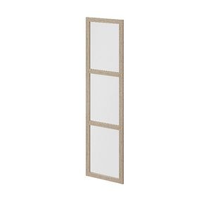 Usa dressing, sticla, stejar, W50Xh187 • GoodHome Atomia
