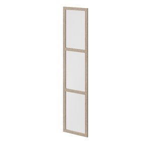Usa dressing, sticla, stejar, W50Xh225 • GoodHome Atomia