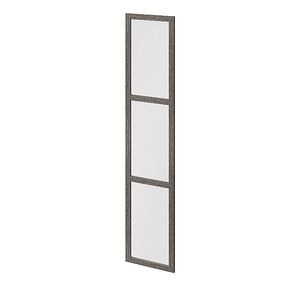 Usa dressing, sticla, W50Xh225 gri stejar • GoodHome Atomia