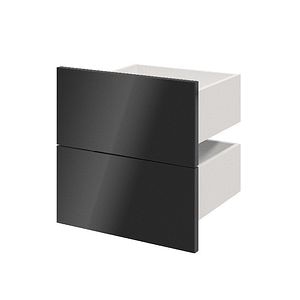 Sertar exterior, 35 x 37 cm, antracit, set 2 bucati • GoodHome Atomia