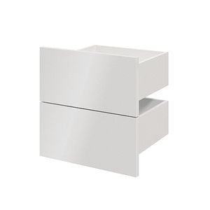 Sertar exterior, 35 x 37 cm, Alb set 2 bucati • GoodHome Atomia