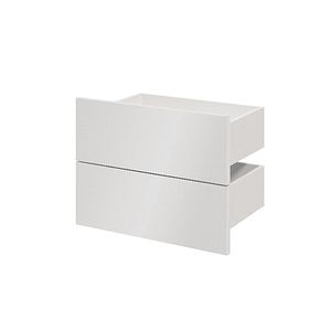 Sertar exterior, 35 x 50 cm, alb, set 2 bucati • GoodHome Atomia