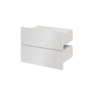Sertar exterior, 35 x 50 cm, Alb set 2 bucati • GoodHome Atomia