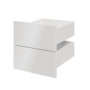 Sertar exterior, 45 x 37 cm, alb, set 2 bucati • GoodHome Atomia