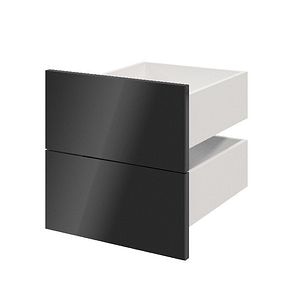 Sertar exterior, 45 x 37 cm, antracit, set 2 bucati • GoodHome Atomia