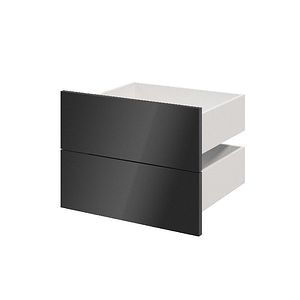 Sertar exterior, 45 x 50 cm, antracit, set 2 bucati • GoodHome Atomia