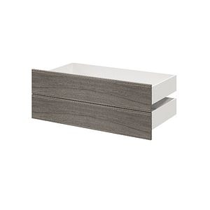 Sertar exterior, 58 x 100 cm Gri stejar 2 bucati • GoodHome Atomia