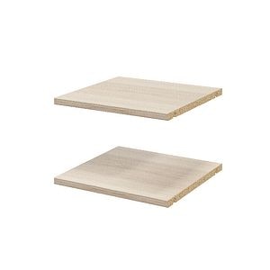 Pachet 2 rafturi, stejar, 37 x 35 cm • GoodHome Atomia