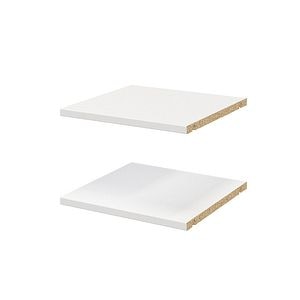 Pachet 2 rafturi, albe, 37 x 35 cm • GoodHome Atomia