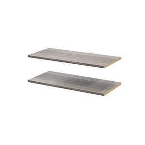 Pachet 2 rafturi, gri stejar, 75 x 35 cm  GoodHome Atomia