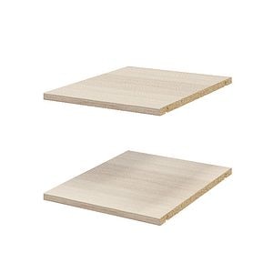 Pachet 2 rafturi, stejar, 37 x 45 cm  GoodHome Atomia