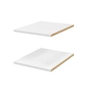 Pachet 2 rafturi, alb, 37 x 45 cm • GoodHome Atomia