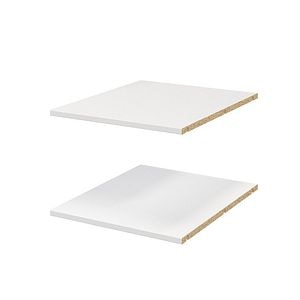 Pachet 2 rafturi, alb, 50 x 58 cm  GoodHome Atomia