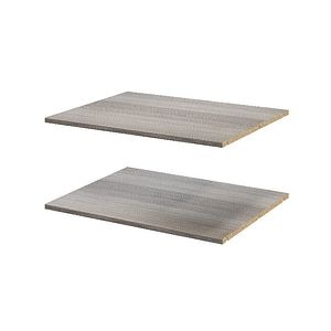 Pachet 2 rafturi, gri stejar, 75 x 58 cm • GoodHome Atomia