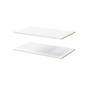 Pachet 2 rafturi, alb, 100 x 58 cm • GoodHome Atomia
