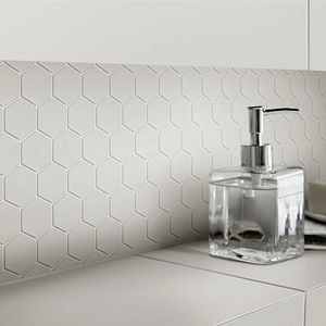Mozaic interior, gri, sticla, patrat, 30 x 30 cm x 6 mm • GoodHome Plain