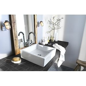 Mozaic interior, antracit, piatra naturala, patrat, 30.4 x 30.3 cm x 10 mm  GoodHome Slate