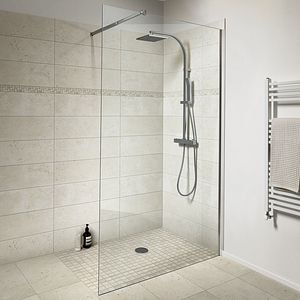 Travertin interior, bej, 60 x 20 cm x 10 mm, dreptunghiulara, 0.6 mp • GoodHome