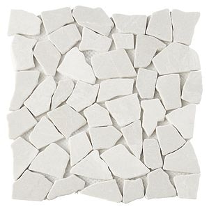 Mozaic ceramic decorativ GoodHome Bohai, 31.5x31.5 cm, gri deschis