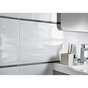 Mozaic interior, negru, sticla, dreptunghiular, 2 x 60 x 8 mm  GoodHome Palmi