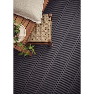 Dusumea pentru terasa, WPC, gri antracit, 220 x 14.5 x 2.1 cm • Klikstrom