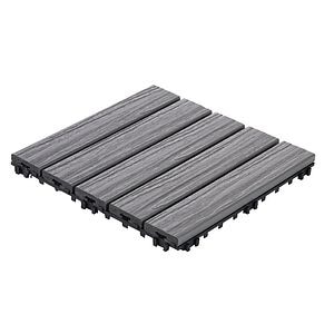 Pavaj, compozit, gri, 30 x 30 x 3.5 cm, 2.7 buc/mp  GoodHome
