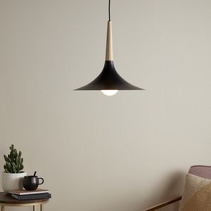 Lustra tip pendul, Negru, 42 W, 1 x E27 • GoodHome Arraqis