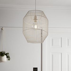 Lustra tip pendul, Alb, 42 W, 1 x E27 • GoodHome Tsolma