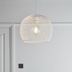 Pendul, alb, 1 x 60 W • GoodHome Osliglia