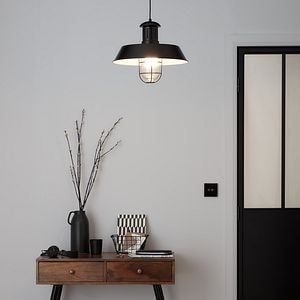 Lustra tip pendul, Negru, 40 W, 1 x E27 • GoodHome Genly