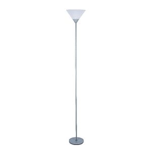 Lampadar interior, E27, 60W, IP20, 179 x 25.5 cm, metal si plastic, gri mat