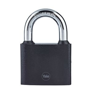 Lacat Yale din otel cu corp de 60mm, negru
