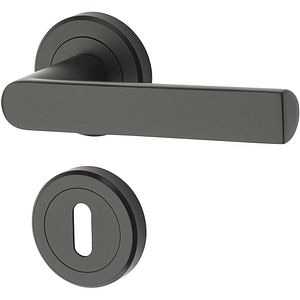 Set manere cu rozete YALE Osprey, zinc, negru