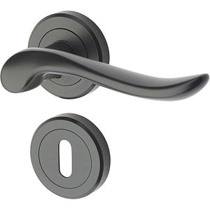 Set manere cu rozete YALE Eagle, zinc, negru