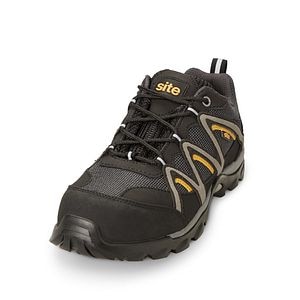 Pantofi protectie, S1 P, marimea 43, negru, barbati, talpa cauciuc • Site