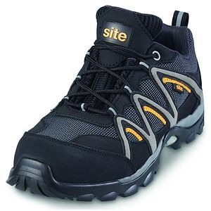 Pantofi protectie, S1 P, marimea 45, negru, barbati, talpa cauciuc • Site