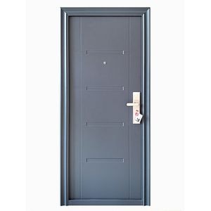 Usa de apartament, metalica, antracit, stanga, 205 x 88 cm • Square