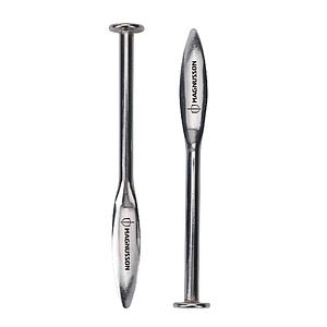 Pachet 2 dispozitive aliniere zidarie Magnusson, metal, argintiu