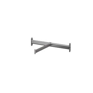 Bara suspendata frontala, gri, otel, 46.3 cm • GoodHome Atomia