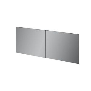 Usa Culisanta, cu oglinda, argintiu, 150 cm • GoodHome Atomia