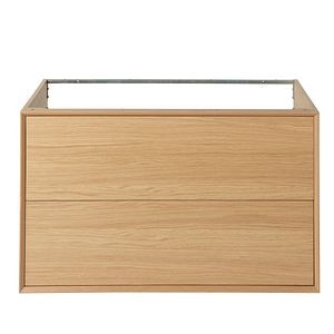 Baza pentru lavoar, suspendata, Efect Stejar, 100 x 60 cm  GoodHome Avela
