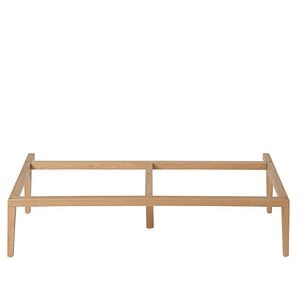 Cadru baza cu 4 picioare GOODHOME Avela, 100 x 21 x 45 cm, lemn, maro