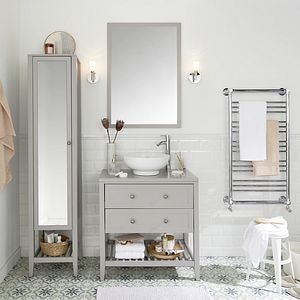 Dulap baie, gri, 60 cm  GoodHome Perma